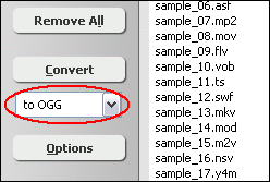 Convert to OGG